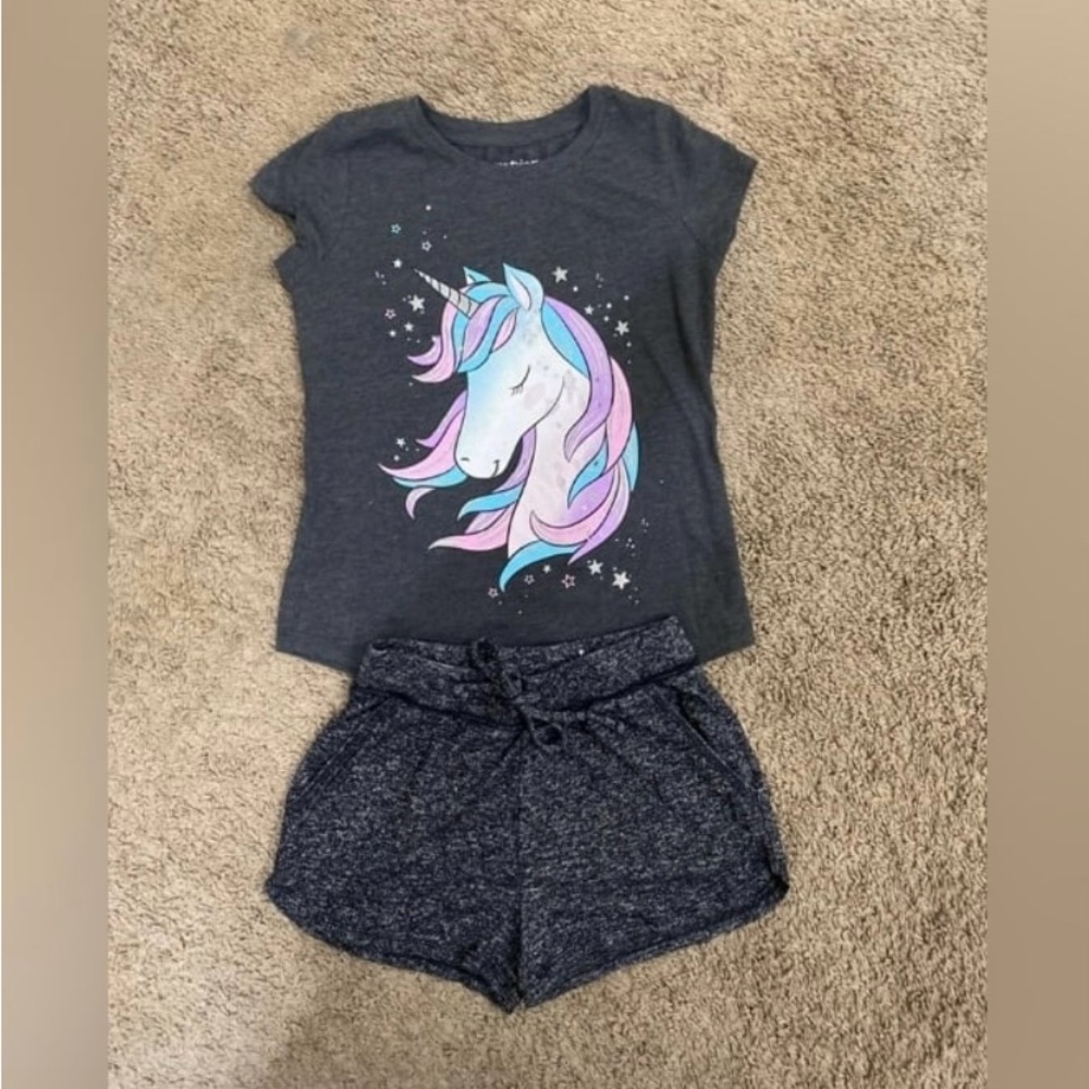 Girls Justice/Jumping Beans Unicorn Outfit size 8